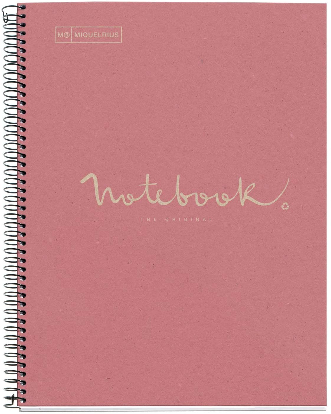 ბლოკნოტი გვერდული ზამბარით A4 "მიქელ-რიუსი / MIQUEL-RIUS" 100 ფურცელი, ECOPINK
