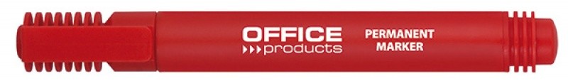 პერმანენტ მარკერი უშლადი OFFICE PRODUCTS წითელი (მრგვალი თავით)