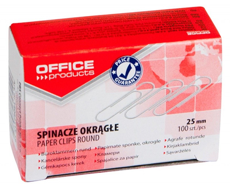 სკრეპი 25მმ - 100 ცალი OFFICE PRODUCTS