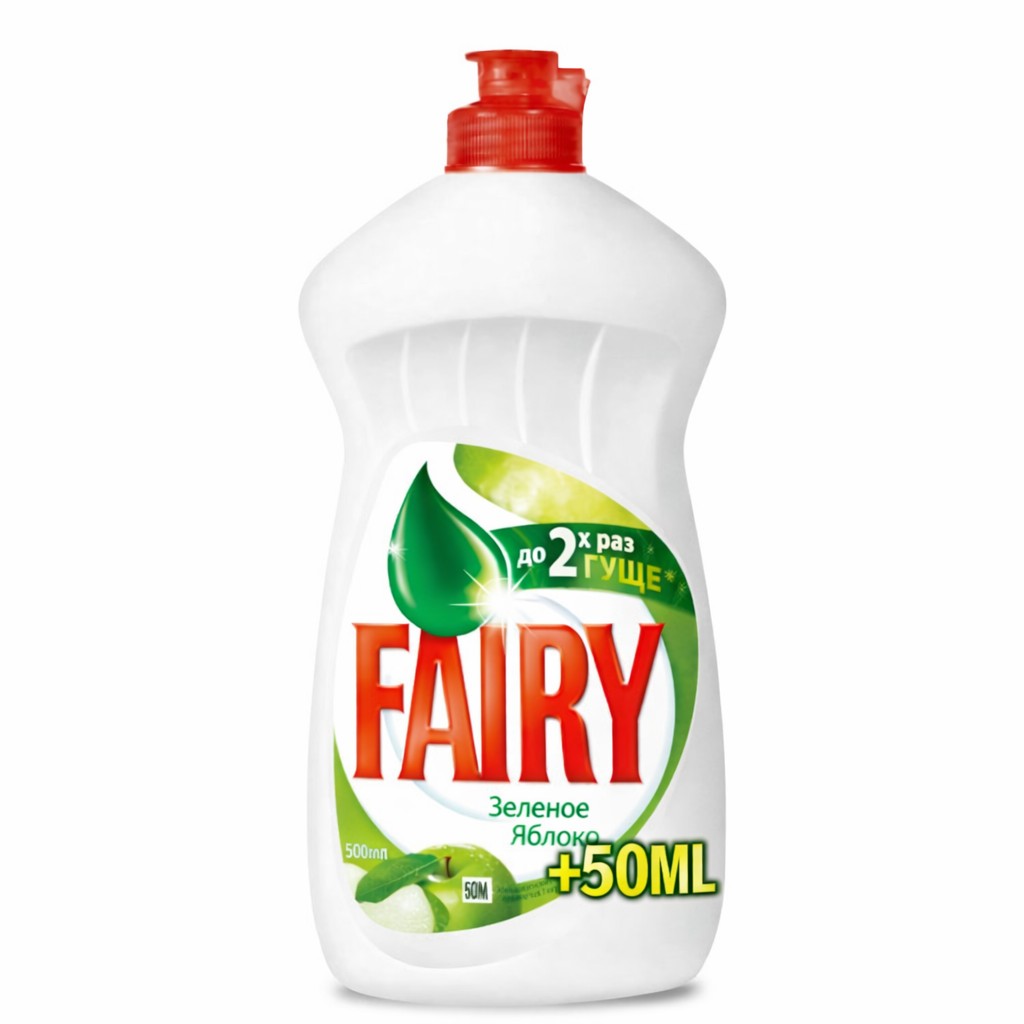 ჭურჭლის სარეცხი ჟელე "ფეირი / Fairy" 450+50მლ - ვაშლი