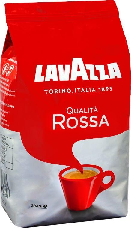 ყავის მარცვლები "LAVAZZA / ლავაცა" QUALITA ROSSA 1 კგ (ლავაზა)