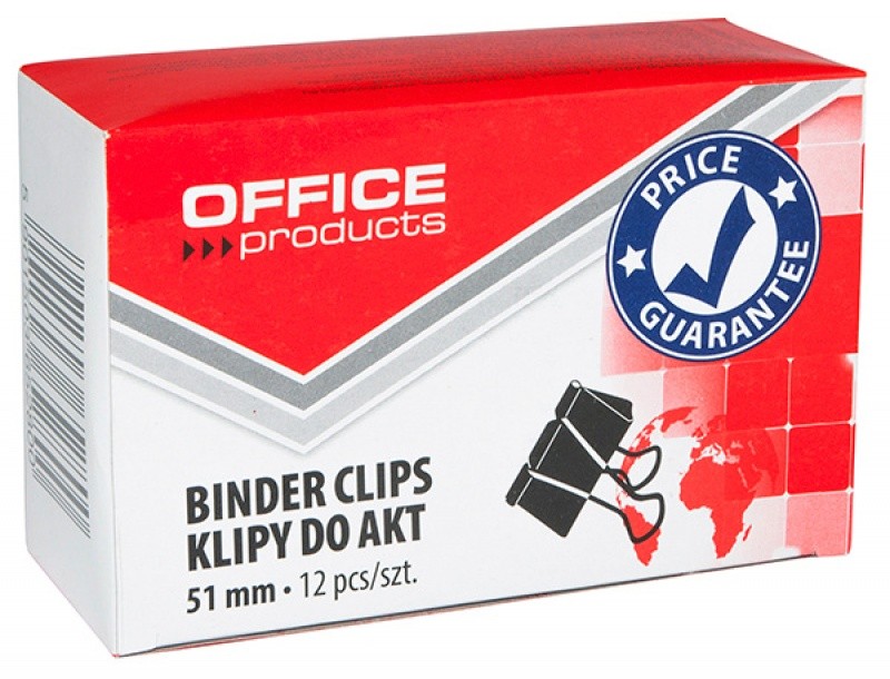 კლიპსი N51 OFFICE PRODUCTS (12 ცალიანი კოლოფი)