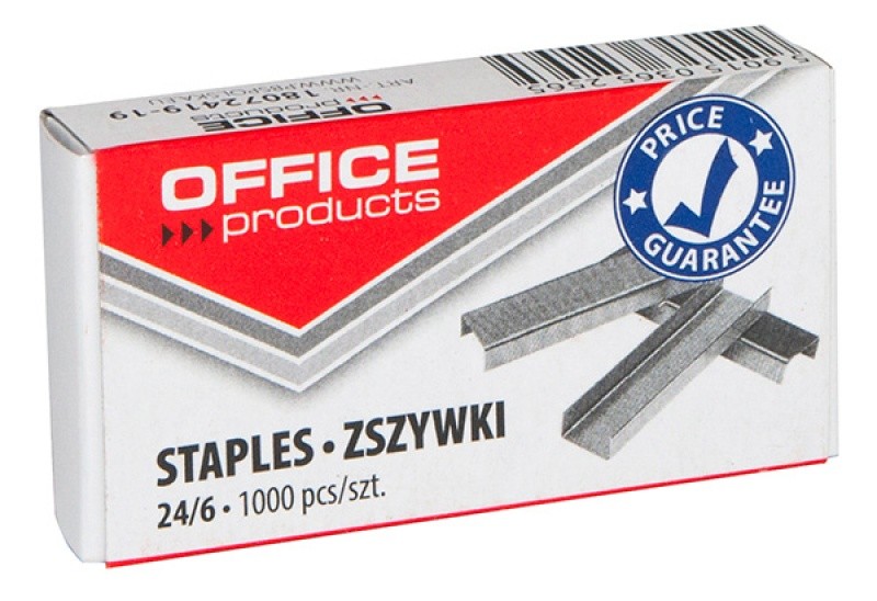 სტეპლერის ტყვია N24/6 OFFICE PRODUCTS