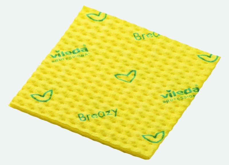CLOTH, BREAZY,35X35CM,  YELLOW