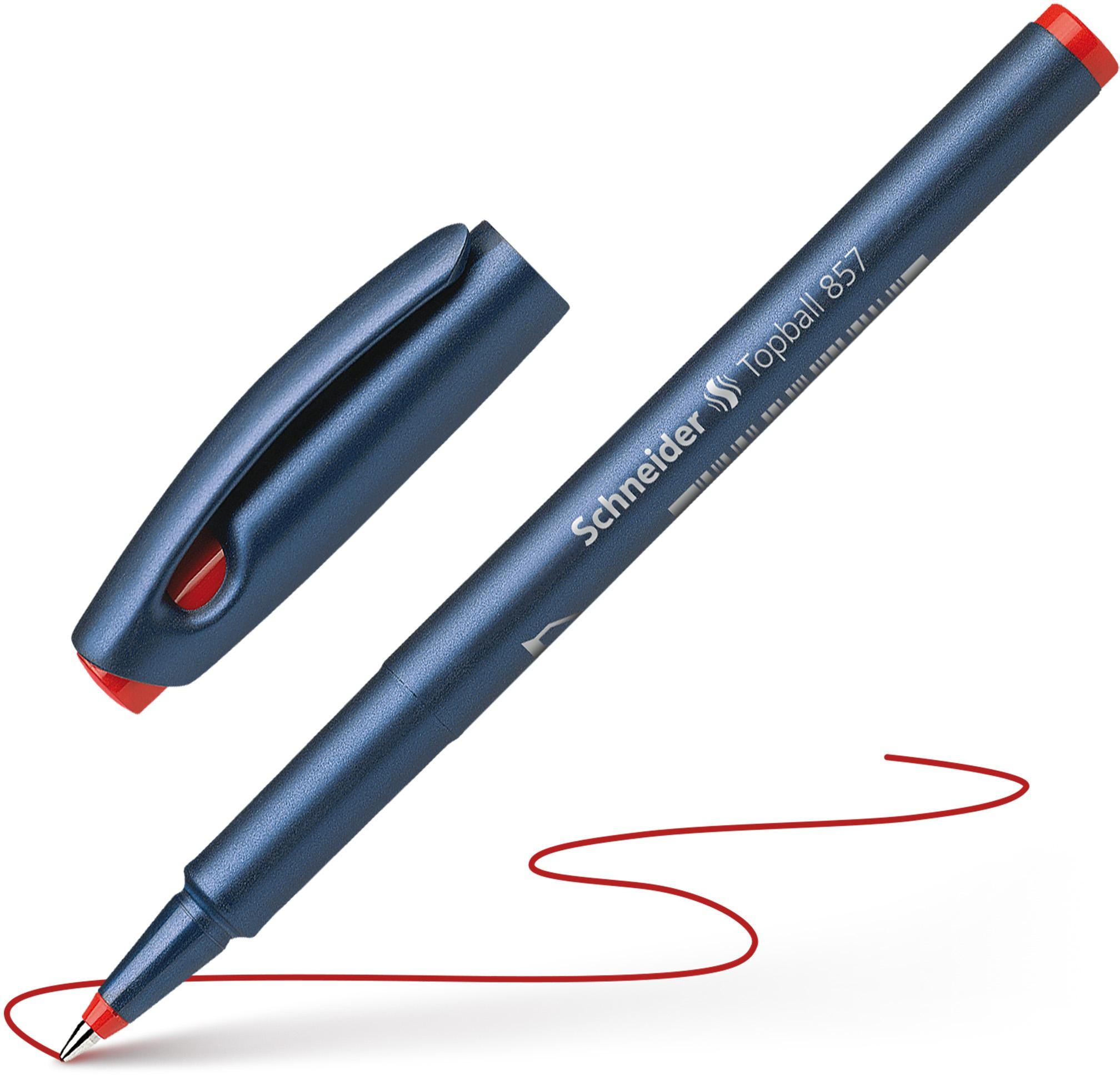 Pen ROLLERBALL "Schneider" Topball 857 Red