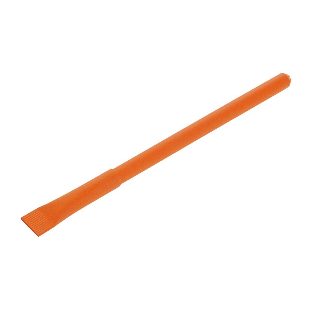 Rolled paper ball pen with cap