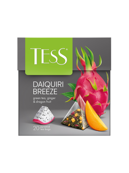 ჩაი მწვანე "Tess / ტესი" DAIQUIRI BREEZE პირამიდა (20 ცალი)